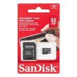 SANDISK MICRO SDHC 32GB Class 4+ ADAPTER