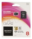 Sony Karta microSD 8 GB z adaptorem