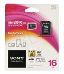 Sony Karta microSD 16 GB z adaptorem