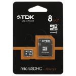 TDK MICRO SD 8GB Class 4 + ADAPTER