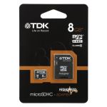 TDK MICRO SD 8GB Class 10 + ADAPTER