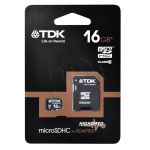 TDK MICRO SD 16GB Class 10 + ADAPTER