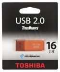 TOSHIBA FLASHDRIVE 16GB USB 2.0 HAYABUSA ORANGE