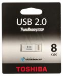 TOSHIBA FLASHDRIVE 8GB USB 2.0 SURUGA white