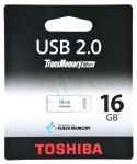 TOSHIBA FLASHDRIVE 16GB USB 2.0 SURUGA white