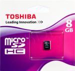 TOSHIBA microSD SDHC 8GB class 4 bez adaptera