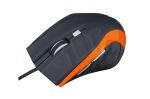 PRZEWODOWA MYSZ OPTYCZNA MODECOM MC-M5 BLACK-ORANGE