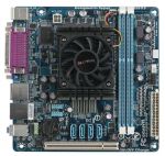 GIGABYTE GA-E350N WIN8 AMD A45 BGA FT1 (CPU/PCI/VGA/DZW/GLAN/SATA/DDR3) Mini-ITX