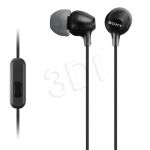 Słuchawki  z mikrofonem Sony MDR-EX15APB (czarne/ douszne)