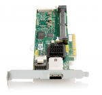 HP Smart Array P212/Zero Memory Controller , PCIe x8, mini-SAS : 1x4 int , 1 ext