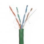 ALANTEC UTP linka 4x2x24AWG kat.5e PVC 100m zielona  -100% MIEDŹ -  (Podlega GWARANCJI SYSTEMOWEJ PR