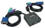 EDIMAX (EK-PA2C) PRZEŁĄCZNIK KVM PS2 2 PORTY + AUDIO