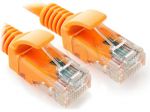 GEMBIRD PATCHCORD RJ45,KAT.5e,UTP, 0,25M,POMARAŃCZO