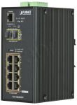 PLANET IGS-10020HPT Switch przem. 8xGEth PoE 2xSFP