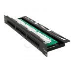 Patchpanel 19\ 24xRJ45 nieekran. TELEG. (S0018)