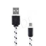 EXC UNIWERSALNY KABEL MICRO USB, SLIM, 1.5 METRA, BIAŁY