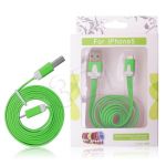 KABEL USB GLOBAL TECHNOLOGY iPhone  5/iPad 4/iPad Mini (8-pin) ZIELONY