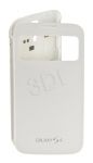 FLIP CASE S-VIEW CHARGE COVER FOR SAMSUNG S4 WHITE