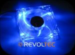 WENTYLATOR REVOLTEC (RL026) DARK BLUE - 120x120x25 - LED NIEBIESKIE