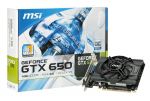 MSI GeForce GTX 650 1024MB DDR5/128bit DVI/HDMI PCI-E (1071/5000) (wer. OC - OverClock)