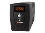 UPS CYBERPOWER Value1000ELCD-FR (VI, Tower, 1000VA, 550W, 3xFR, FL1min/HL6,5min)