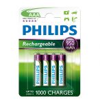 Akumulator Philips R03B4A95/10 AAA 950mAh (4 szt.; poj. 950mAh)