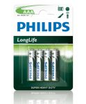 Bateria PHILIPS R03L4B/10 LONGLIFE ( idealna do zegarów, kalkulatorów, pilotów i radia )