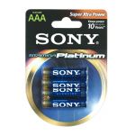 BATERIE ALKALICZNE SONY STAMINA LR03 AAA 1.5V 4SZT